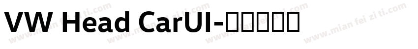 VW Head CarUI字体转换